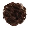 Messy Hair Bun Donut Hairpieces Updo Elastic Chignon Extension for Womens, Brown