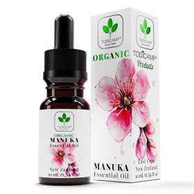 100% Pure Manuka Oil from New Zealand Therapeutic Grade Essential Oil for Wound Care Skin Soothing Nail & Scalp Health Organic Undiluted Cold Pressed