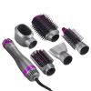 VEVOR Hair Air Styler and Dryer Brush, 5-in-1 Multi Hair Styler, Ionic Blow Dryer Brush with 3 Heat Settings, 3 Brushes & 2 Nozzles