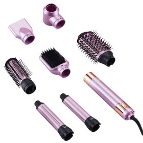 VEVOR Hair Styler and Dryer Brush, 6-in-1 Multi Air Styler, 110,000RPM High-Speed Ionic Blow Dryer Brush with Brushless Motor, 2 Auto-Wrap Curlers