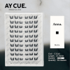 AYCUE #ANNA# Self-adhesive Lash Clusters C Curl 10-14mm 60 Clusters Glue-free Eyelashes Extensions for Natural Look Easy Application Lightweight & Reu