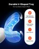 VEVOR Teeth Whitening Kit with LED Light, 32 LED Accelerator Lights, Whitening Gel Syringe, Desensitizing Gel, and U-Shaped Tray