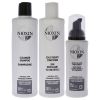 System 2 Kit by Nioxin for Unisex - 3 Pc 10.1oz Cleanser Shampoo, 10.1 oz Scalp Therapy Conditioner, 3.38oz Scalp and Hair Treatment