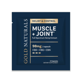 Muscle + Joint Relief Softgels - Full-Spectrum Hemp Capsules with CBD, CBG & CBN for Pain Recovery, Mobility & Comfort (Strength: Heavy, size: 2 PACK)