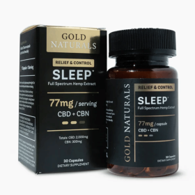 Sleep Softgel Capsules â€“ Full-Spectrum Hemp Extract - CBD + CBN Sleep Support - Deep Rest, Relaxation & Nighttime Relief (Strength: Medium, size: 30 CAPSULE JAR)