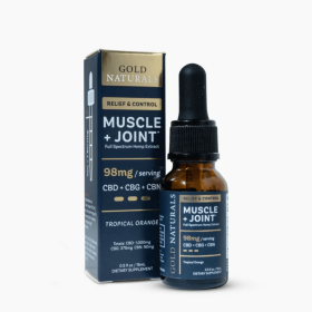 Muscle & Joint Relief Hemp Tincture â€“ Full-Spectrum CBD + CBG + CBN - Fast-Acting Pain Support, Recovery Boost, Natural Comfort Formula (Strength: Heavy, size: 15 ML)