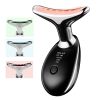 Face Massager Anti-Wrinkle Face Device 3 Modes 45Â°C Neck Lifting Massagers LED High Frequency Beauty Instrumen EMS Face Massage for Women